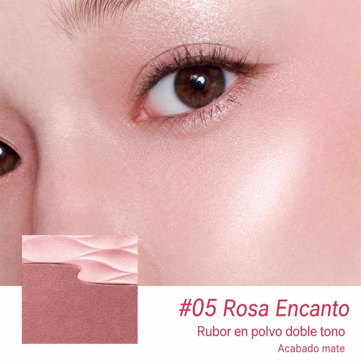 Rubor en Polvo Judydoll Doble Tono Acabado Mate - 9