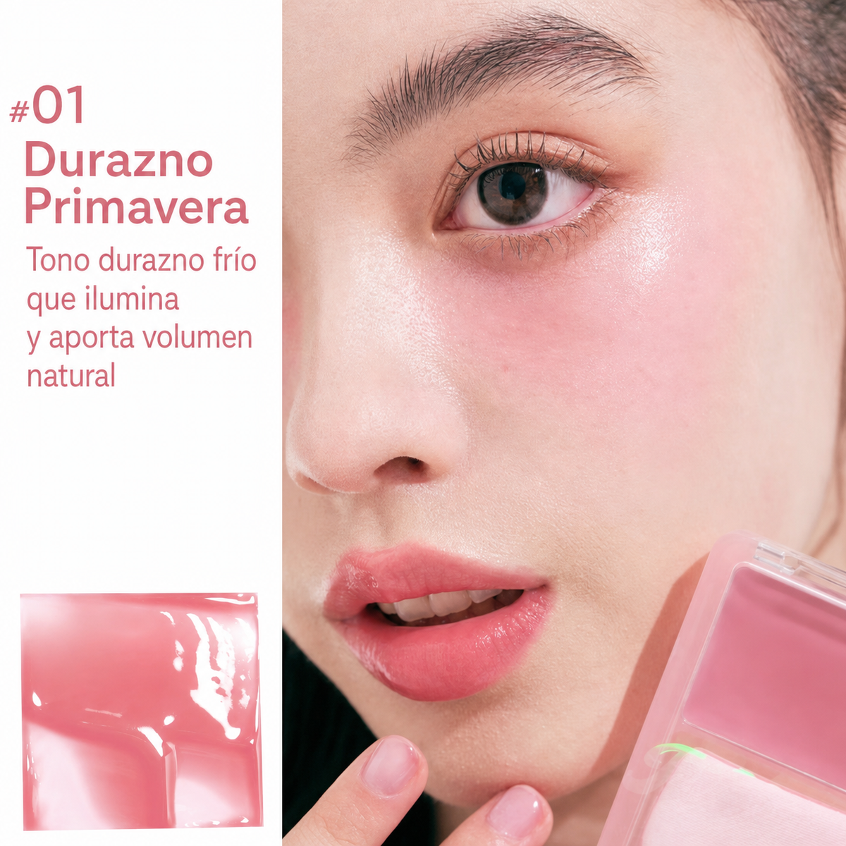 Judydoll Blush en Crema Luminoso con Efecto Microbrillo - 3