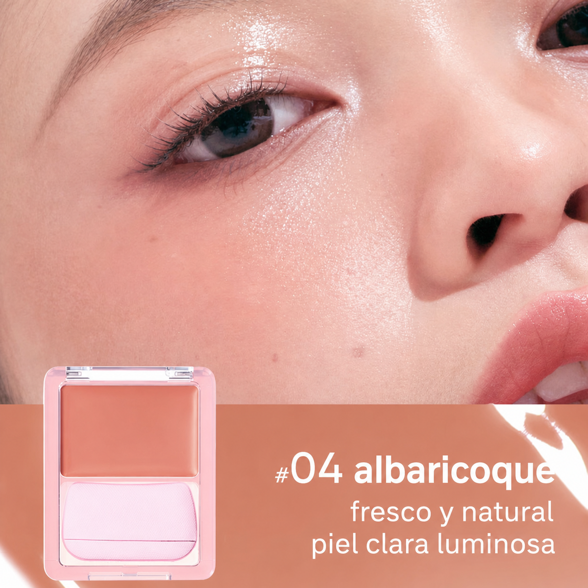 Judydoll Blush en Crema Luminoso con Efecto Microbrillo - 6