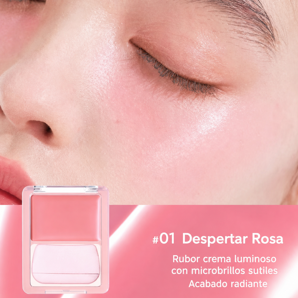 Judydoll Blush en Crema Luminoso con Efecto Microbrillo - 7