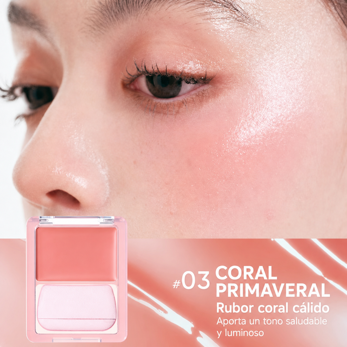 Judydoll Blush en Crema Luminoso con Efecto Microbrillo - 8