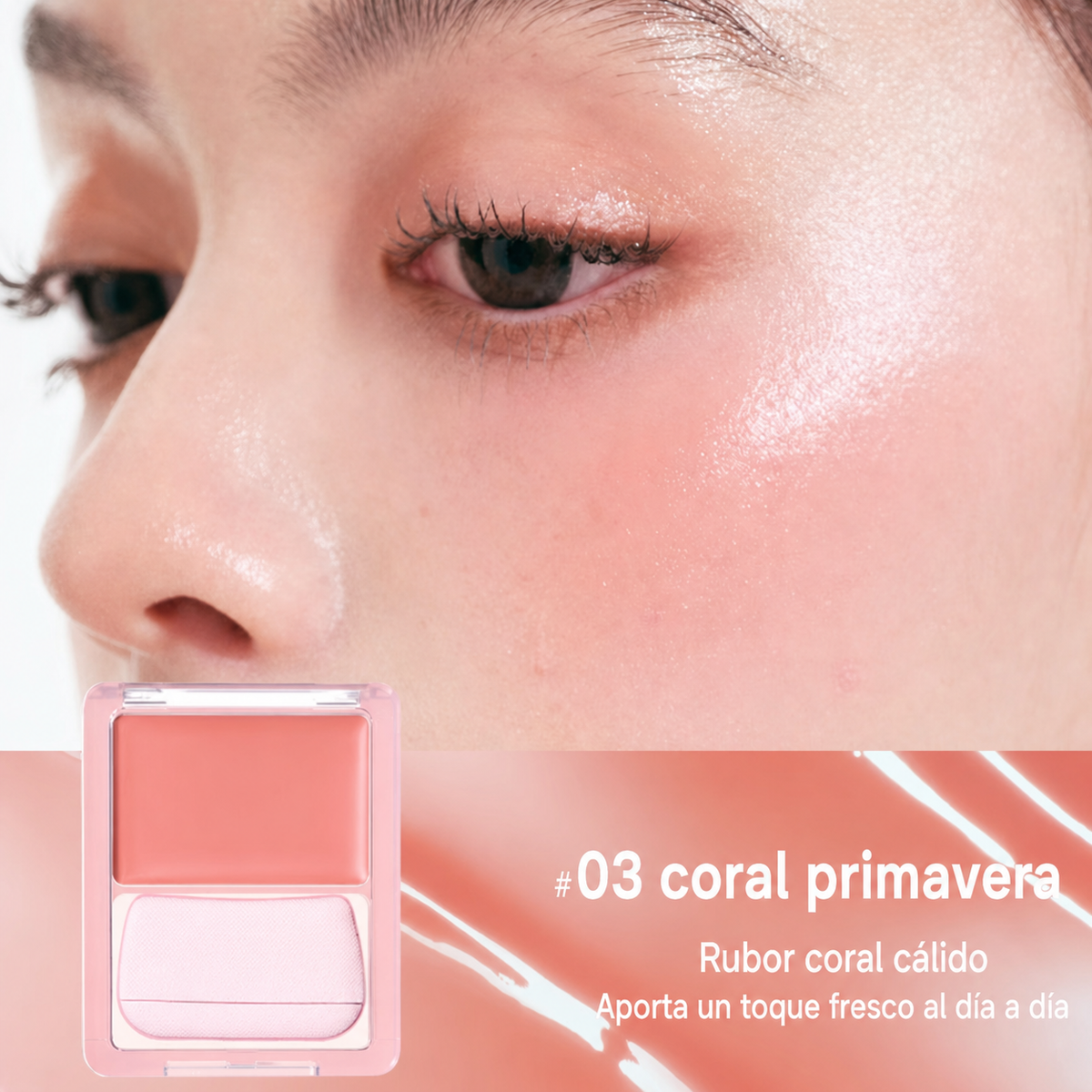 Judydoll Blush en Crema Luminoso con Efecto Microbrillo