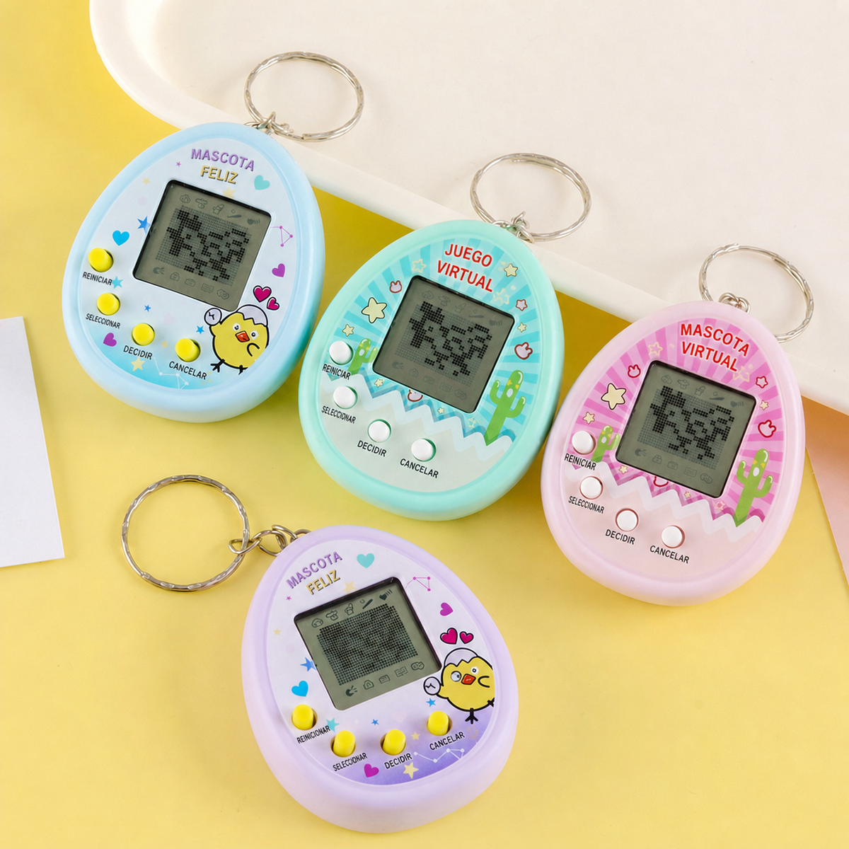 Mascota virtual electrónica llavero juego retro - 1
