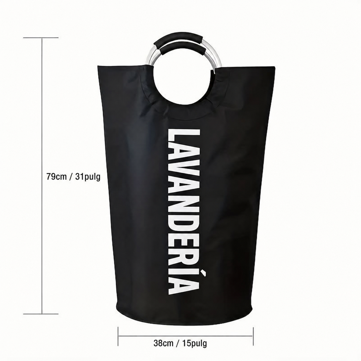 Cesto de lavandería plegable - 5