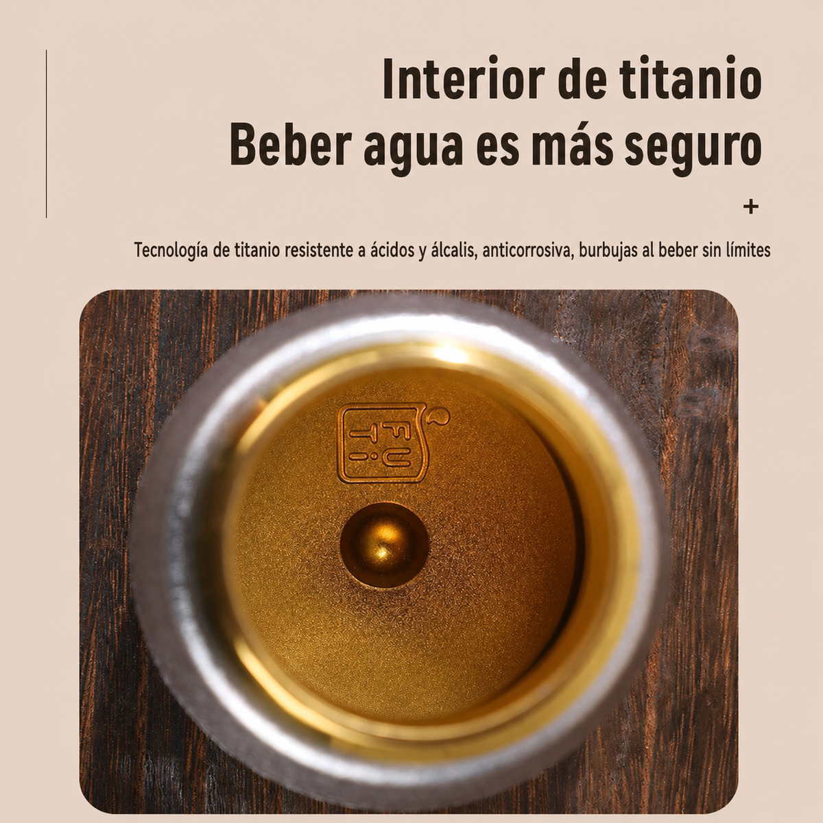 Termo mini 230 ml con indicador de temperatura inteligente - 3