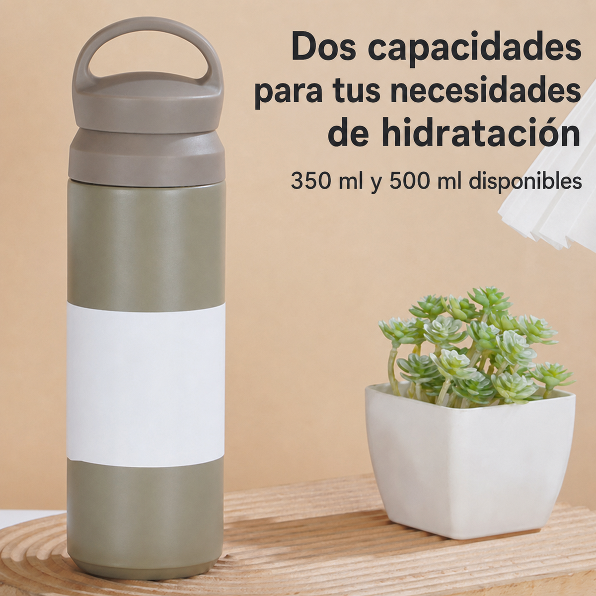 Termo con asa de acero inoxidable 304 – 350 ml y 500 ml - 3