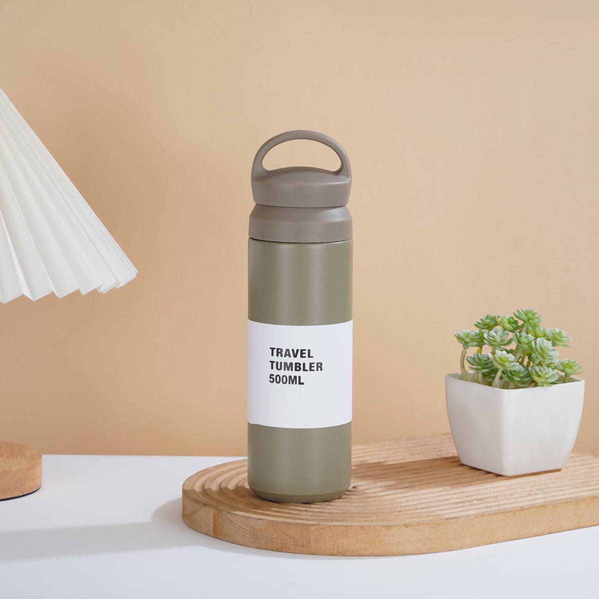 Termo con asa de acero inoxidable 304 – 350 ml y 500 ml