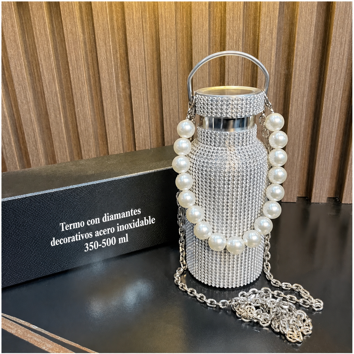 Termo con diamantes decorativos 350-500 ml - 4
