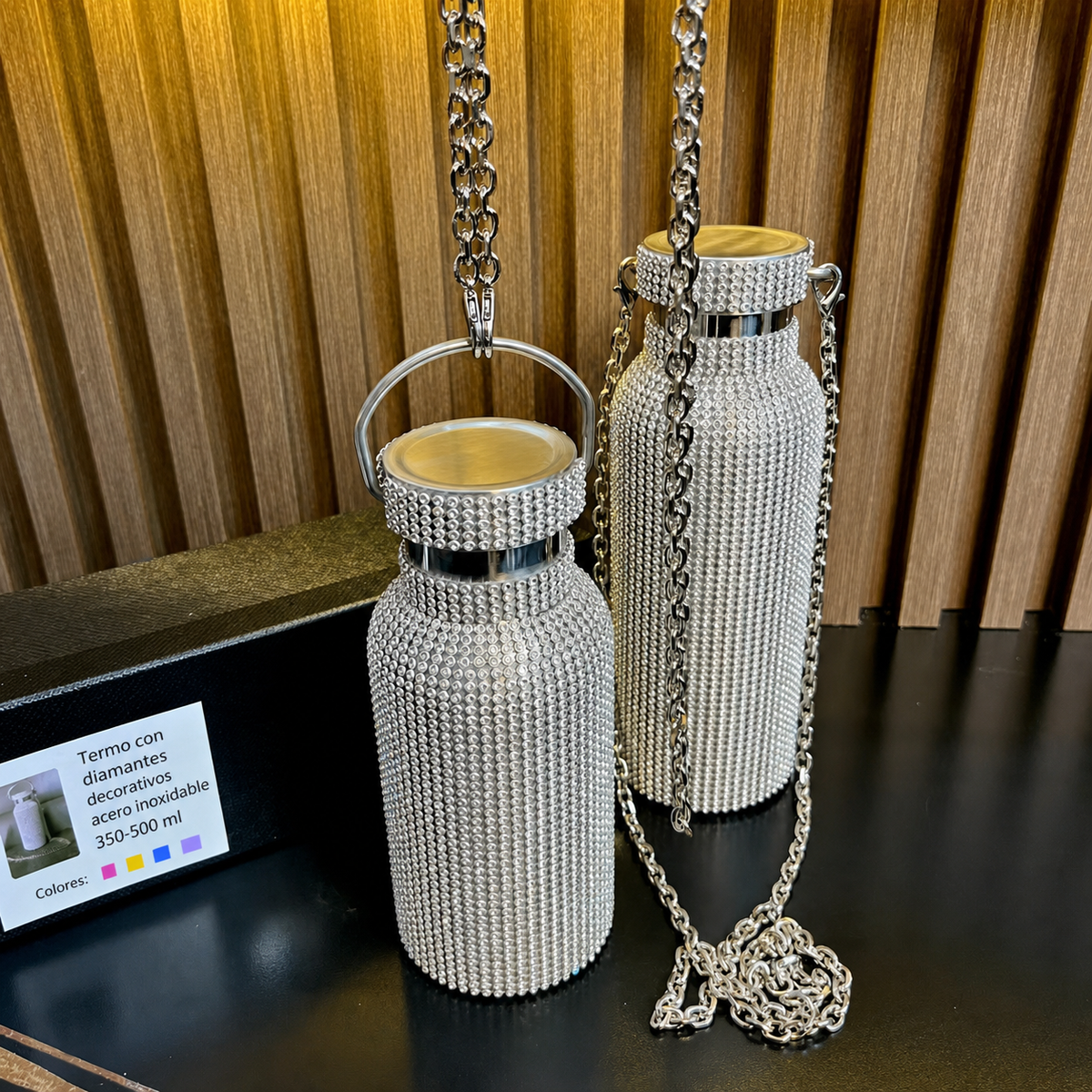 Termo con diamantes decorativos 350-500 ml - 7