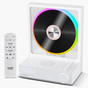 Reproductor de CD Bluetooth retro con luces RGB - 1
