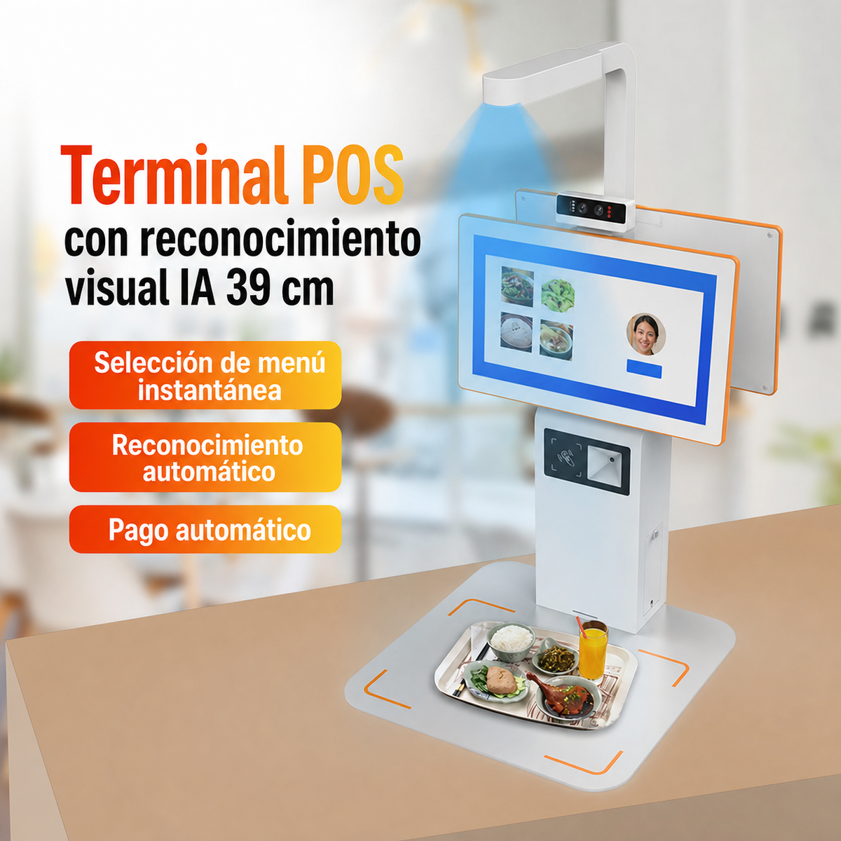 Terminal POS con reconocimiento visual IA 39 cm - 5