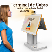 Terminal de Cobro con Reconocimiento Facial y Escáner - 1