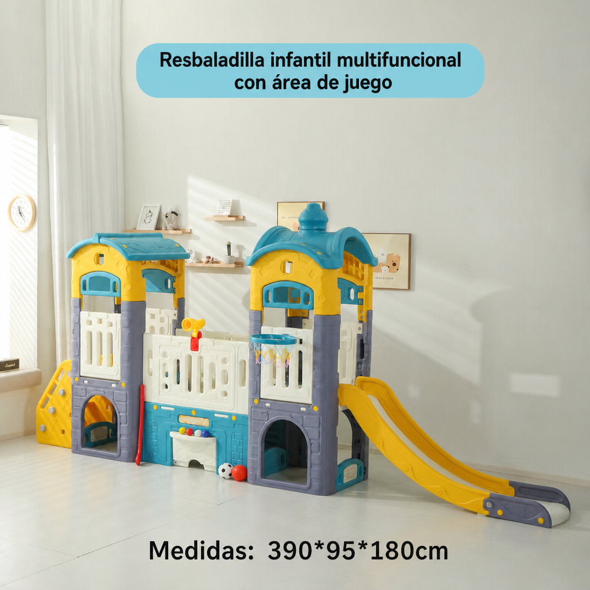 Castillo infantil multifuncional - 12