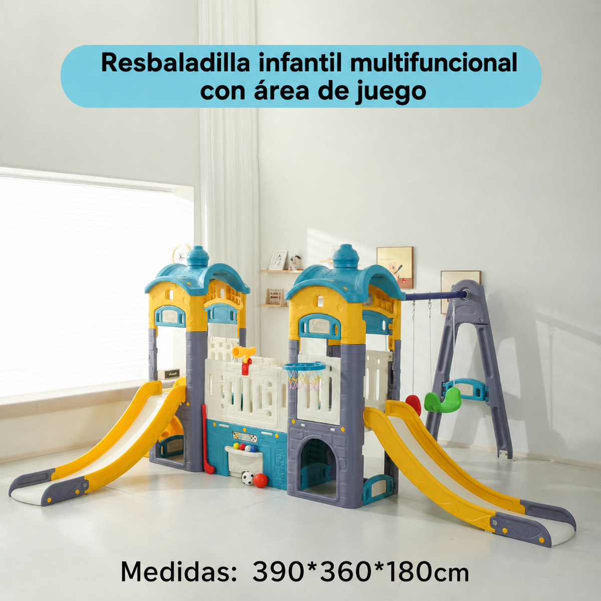 Castillo infantil multifuncional - 3