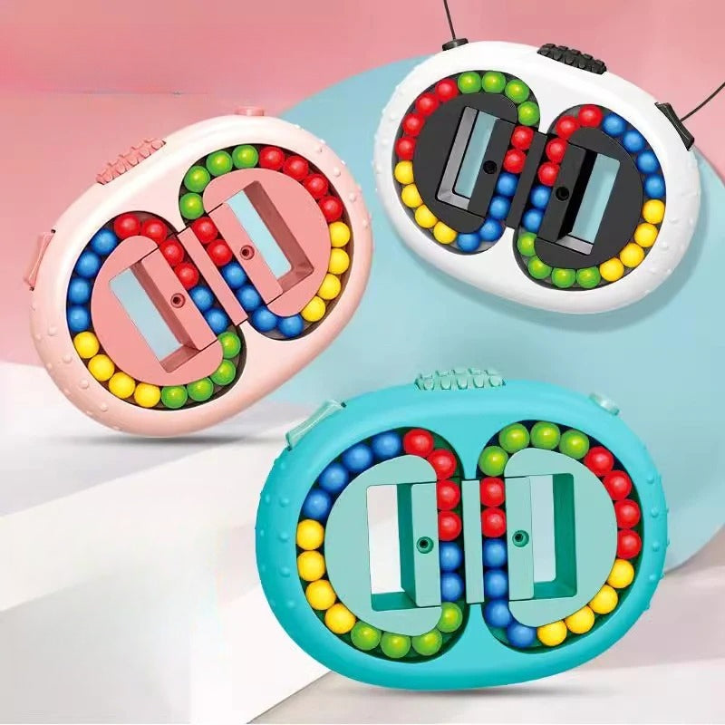 Hand Third Eye: Multicolor Puzzle Cube for Relaxation and Mental Development