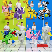 Disfraz Inflable de Dinosaurio y Otros Animales para Niños y Adultos