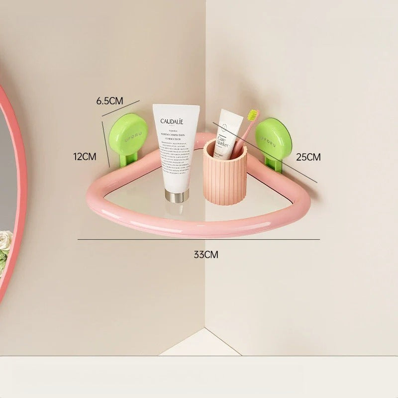 Organizador de silicona para accesorios de baño