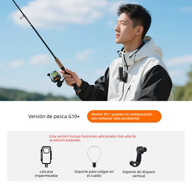Cámara de acción para pulgar Shangou G10/G10+ Grabadora de conducción para motocicleta Cámara de ciclismo HD para vlogs