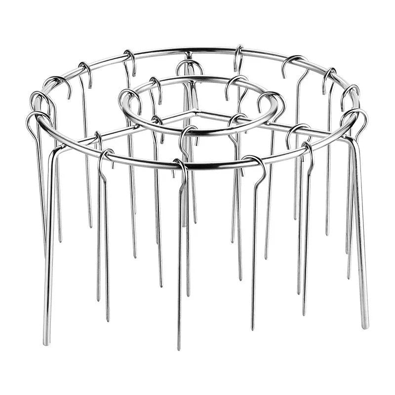 Brochetas para Freidora de Aire con Parrilla Vertical - Soporte de Acero Inoxidable para Cocina y Barbacoa