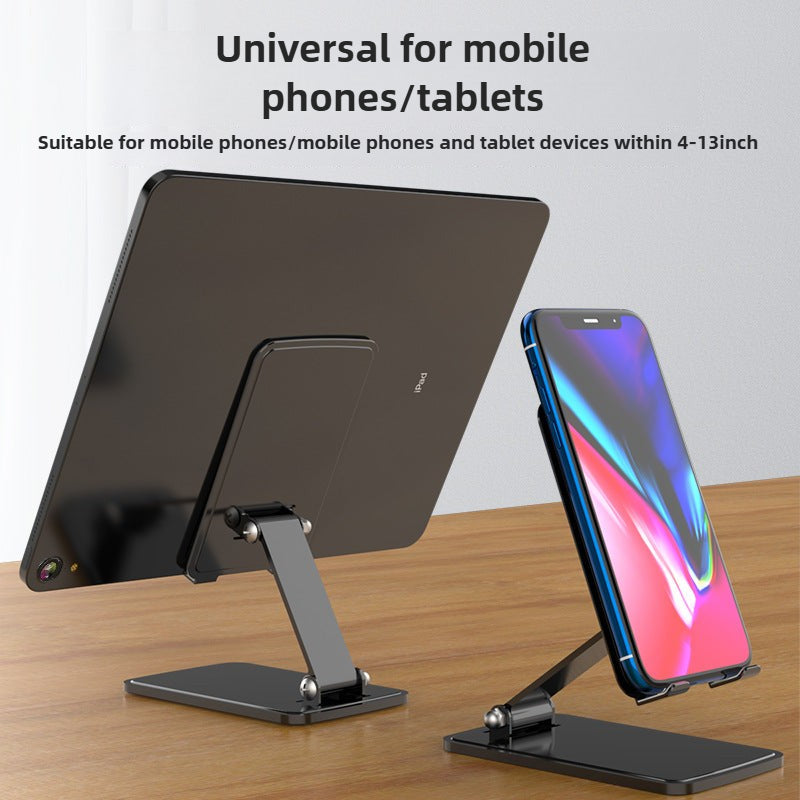 Soporte Plegable de Metal T15 para Teléfonos y Tablets: Ideal para Clases Online, Transmisiones en Vivo y Oficina
