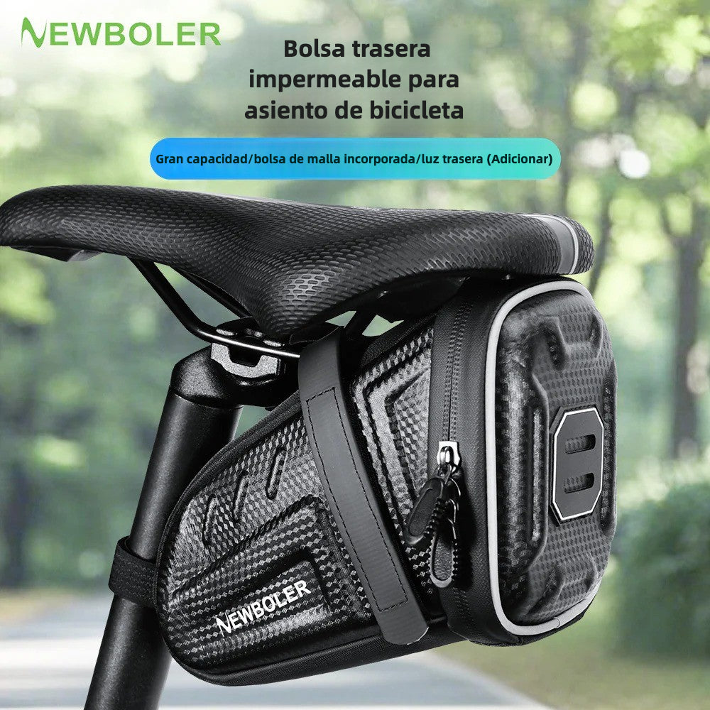 Bicycle Seat Bag: Waterproof Hard Shell Cycling Storage Bag for Mountain