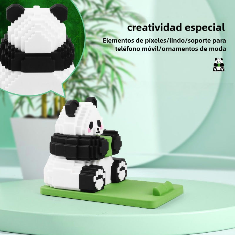 Soporte de Escritorio para Móvil de Panda: Adorable Soporte de Viaje Cultural de Sichuan