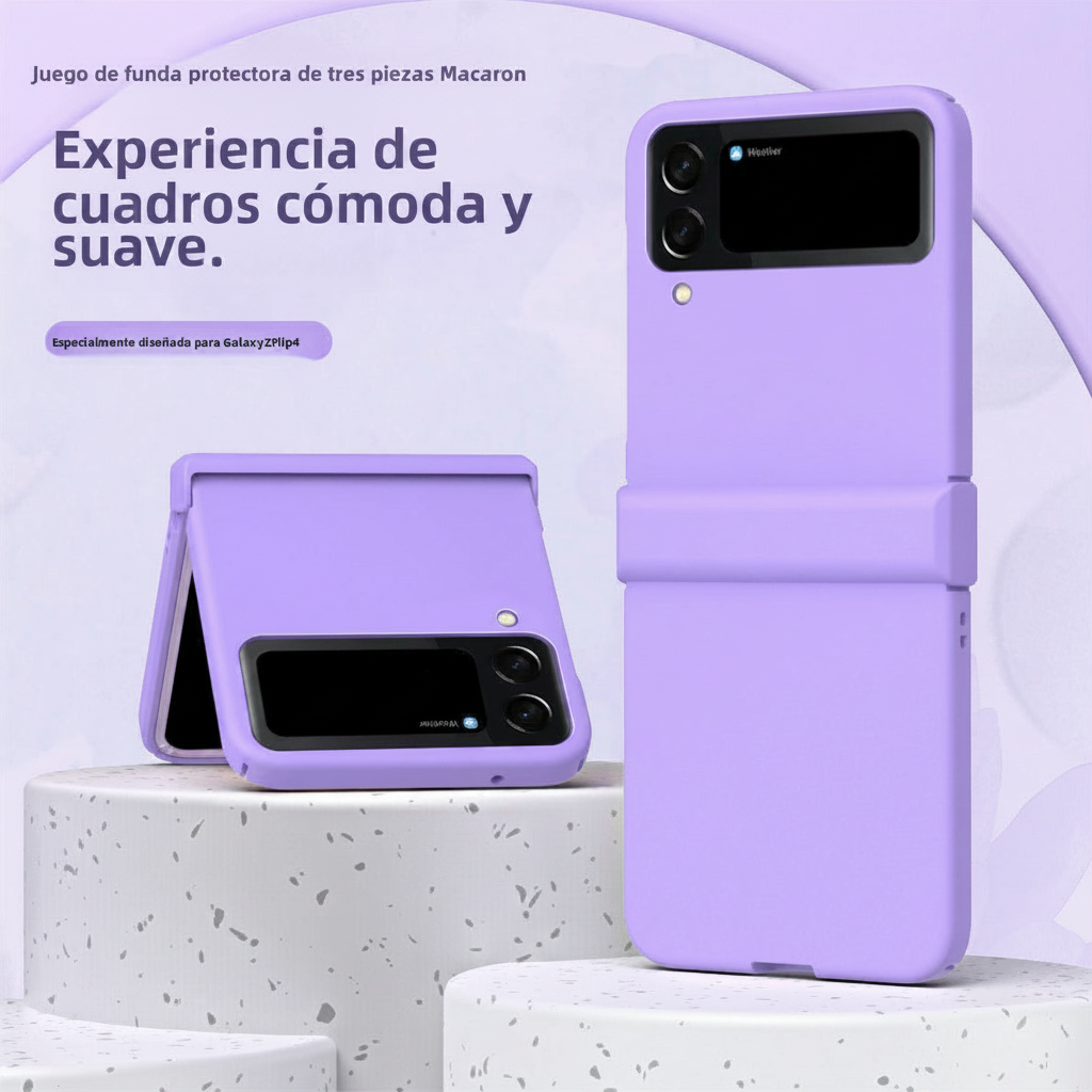 Funda Transparente para Samsung Galaxy Z Flip 5 – Diseño Anticaídas