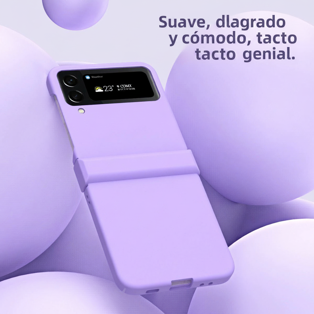 Funda Transparente para Samsung Galaxy Z Flip 5 – Diseño Anticaídas