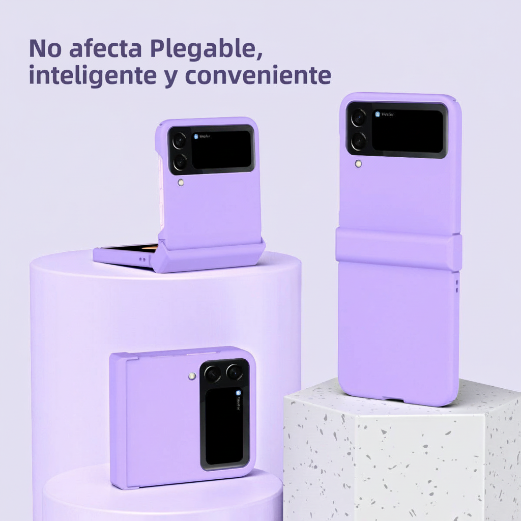 Funda Transparente para Samsung Galaxy Z Flip 5 – Diseño Anticaídas