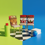 Fundas Navideñas para Sillas | Diseños de Papá Noel, Reno y Muñeco de Nieve