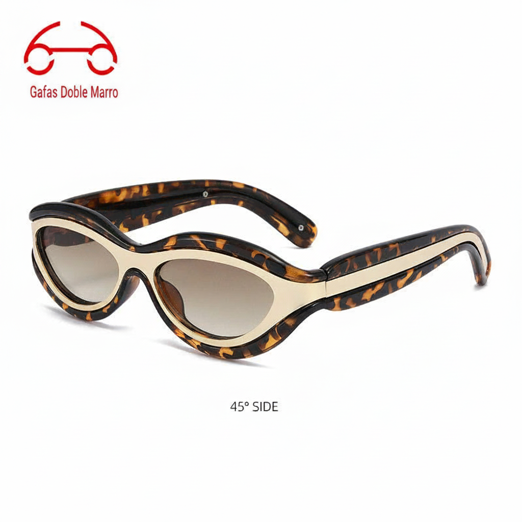 Gafas de Sol Futuristas Estilo Gato Unisex con Protección UV