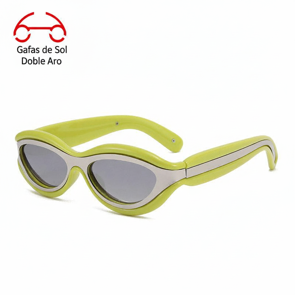 Gafas de Sol Futuristas Estilo Gato Unisex con Protección UV
