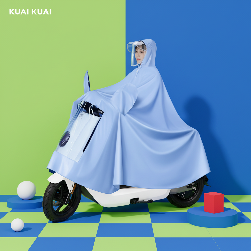 Impermeable para Bicicleta Eléctrica o Motocicleta a Prueba de Lluvia y Viento