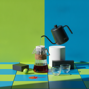 Juego de Cafetera de Goteo con Jarra de Cristal, Tetera y Tazas Estilo Japonés