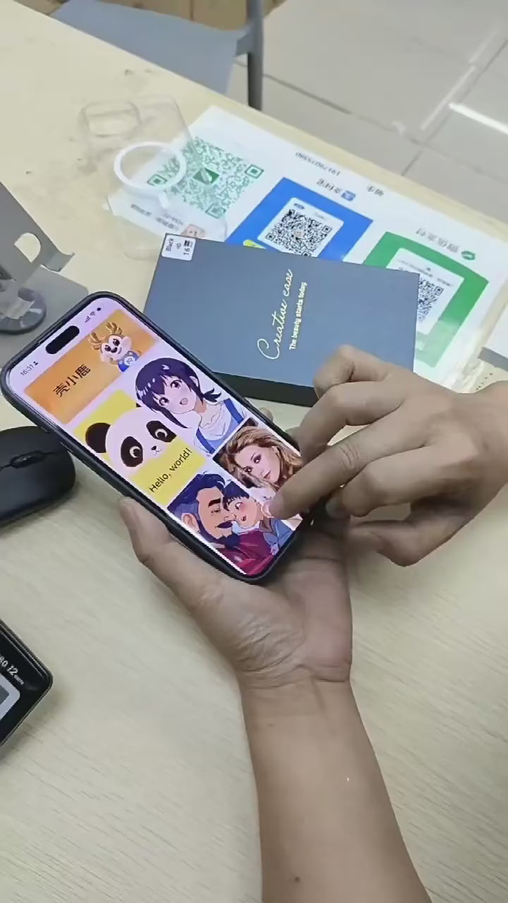 Cargar vídeo: Funda iPhone 17 con Pantalla de Tinta E-ink y NFC