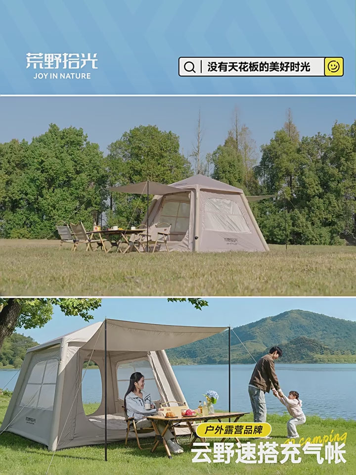 Cargar vídeo: Tienda de camping inflable automática