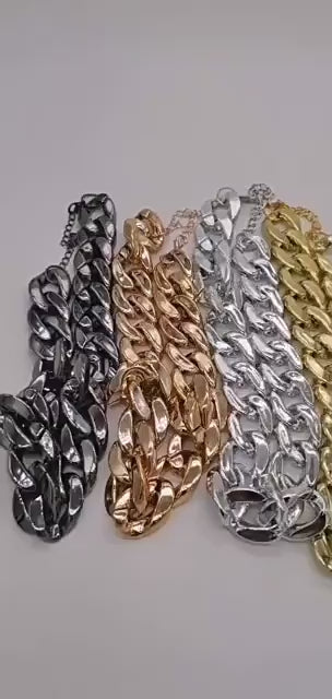 Cargar vídeo: Cadena Hip Hop  para Mascotas: Decorativo Collar Estilo Urbano para Perros