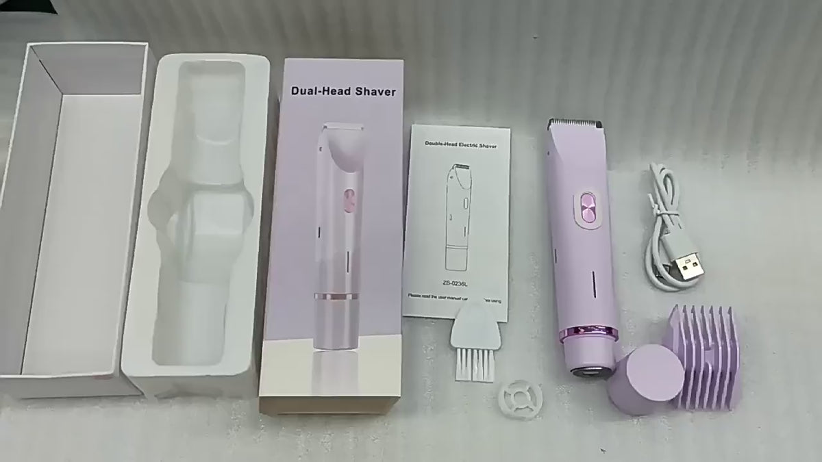 Load video: Depiladora Eléctrica Recargable Uso en Seco y Húmedo