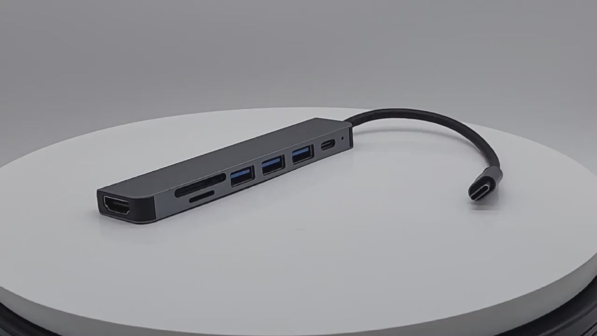 Cargar vídeo: Hub USB-C Multifuncional