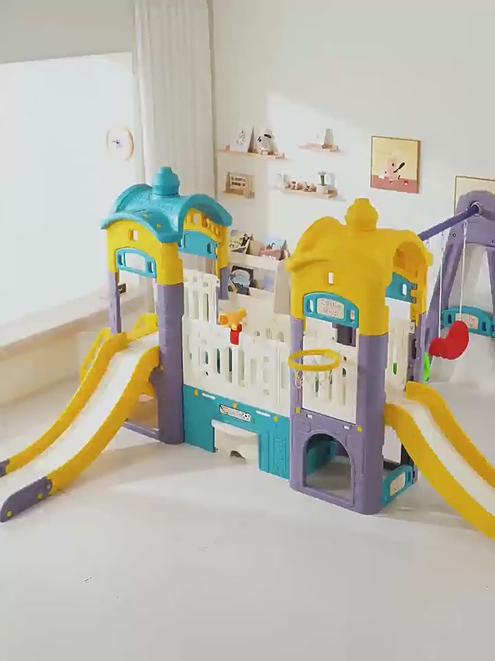 Castillo infantil multifuncional