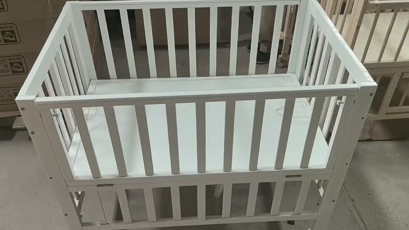 Cama infantil de pino para bebé hasta 12 años, 118 cm
