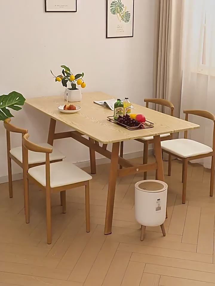 Comedor nórdico minimalista 4 a 8 personas mesa y sillas