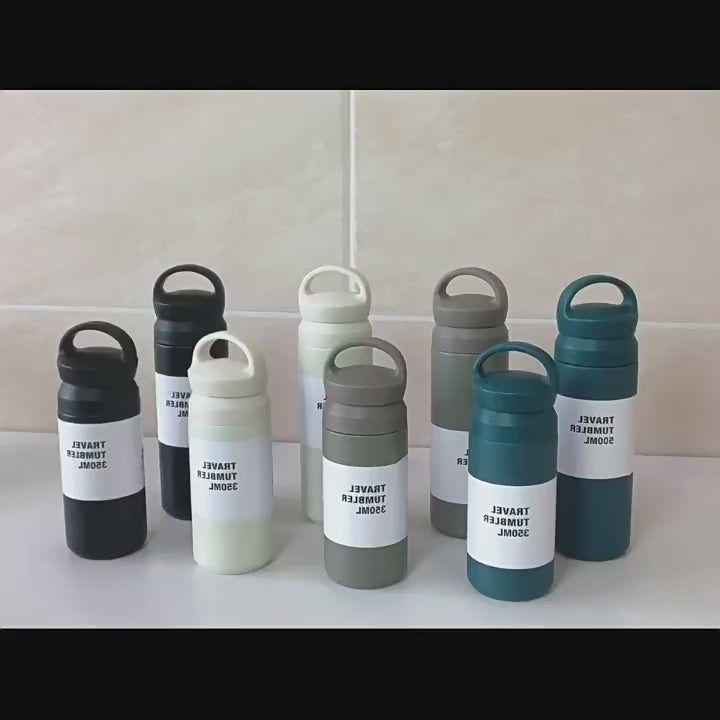 Termo con asa de acero inoxidable 304 – 350 ml y 500 ml