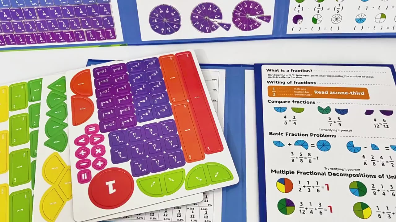 Cargar vídeo: Libro de Matemáticas para Niños – Aprender Lógica, Fracciones y Operaciones