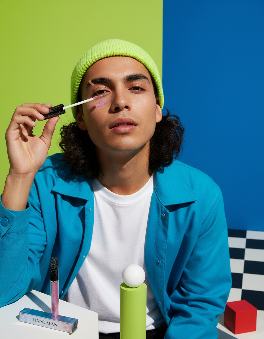 Sombra de Ojos Líquida — Brillo Perlado con Efecto Destellante, Varios Colores