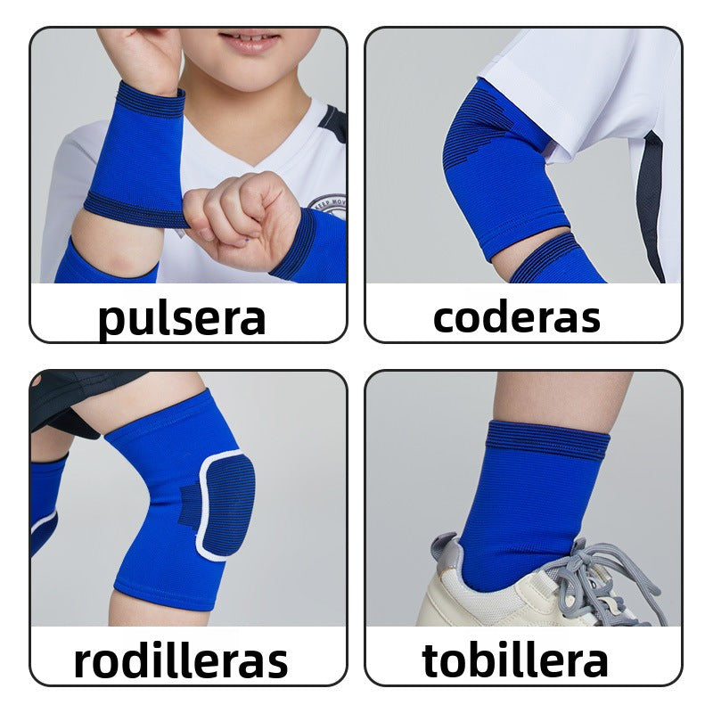 Equipo de Protección para Niños: Rodilleras, Coderas y Muñequeras para Deportes