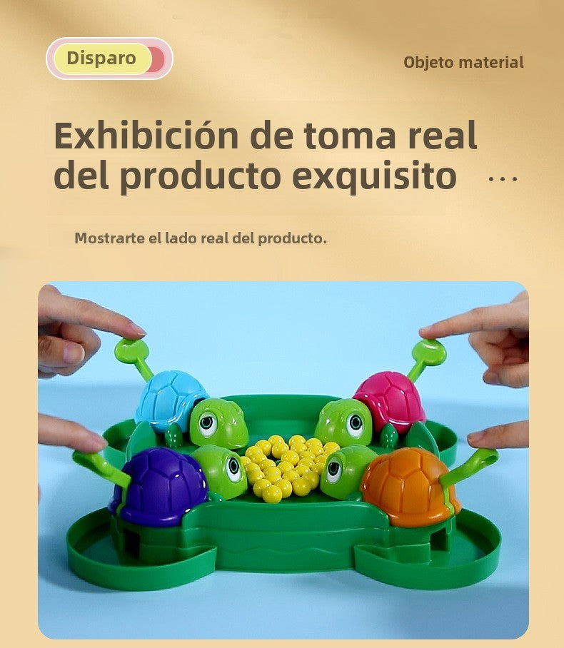 Juego de Mesa Interactivo: Tortugas y Ranas Come Bolas, Juguete Antiestrés y Competitivo para Niños y Familias - Kuai Kuai Customer Support 