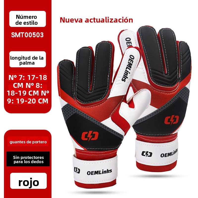 Guantes de portero infantil con protección y diferentes diseños