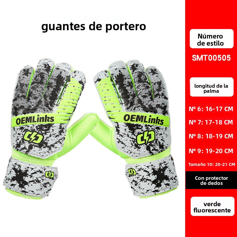 Guantes de portero infantil con protección y diferentes diseños