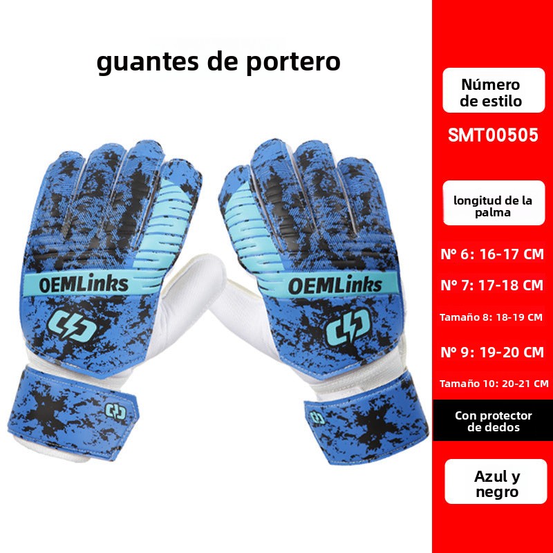 Guantes de portero infantil con protección y diferentes diseños